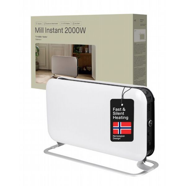Mill Instant Portable Heater 2000W LED