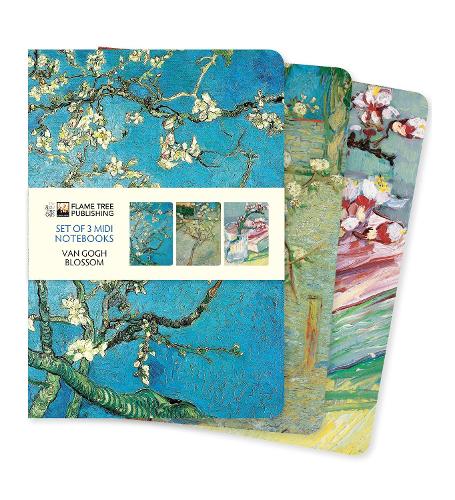 Vincent van Gogh: Blossom Set of 3 Midi Notebooks