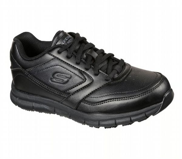 Skechers Nampa Wyola LACE Womens Occupational Shoe Black