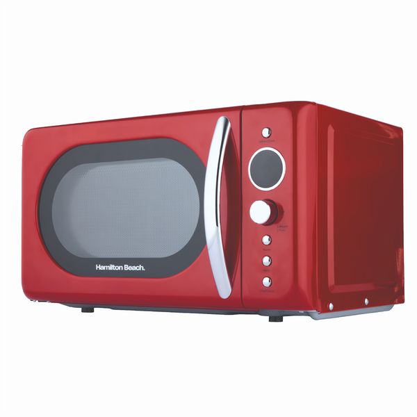 Hamilton Beach Retro Microwave 20L, 700W, Red