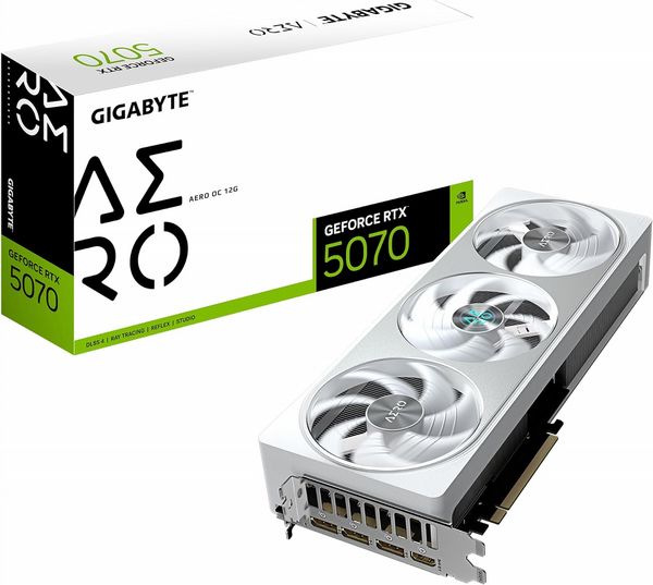 GIGABYTE GeForce RTX 5070 AERO OC 12G