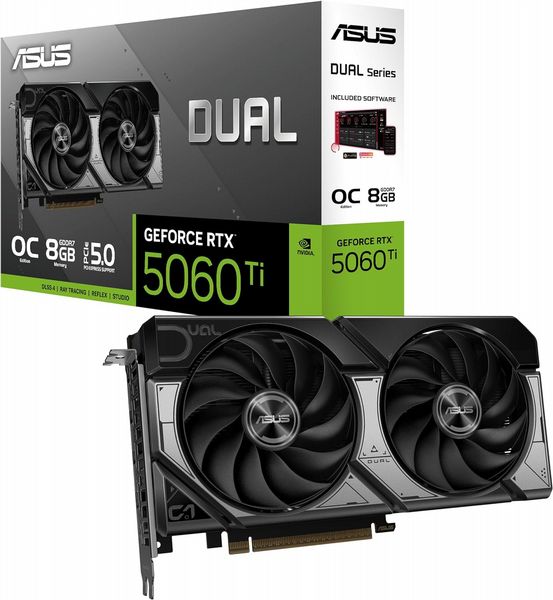 ASUS Dual GeForce RTX 5060 Ti OC Edition 8GB GDDR7